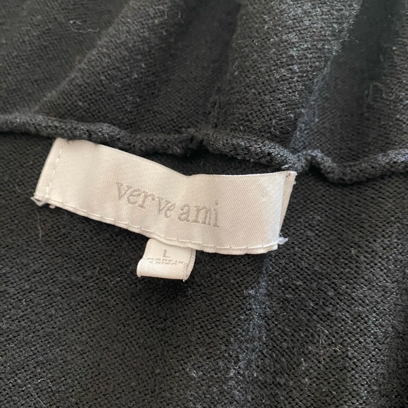 VERVE AMI Large Black Hooded Cardigan - Picture 3 of 3